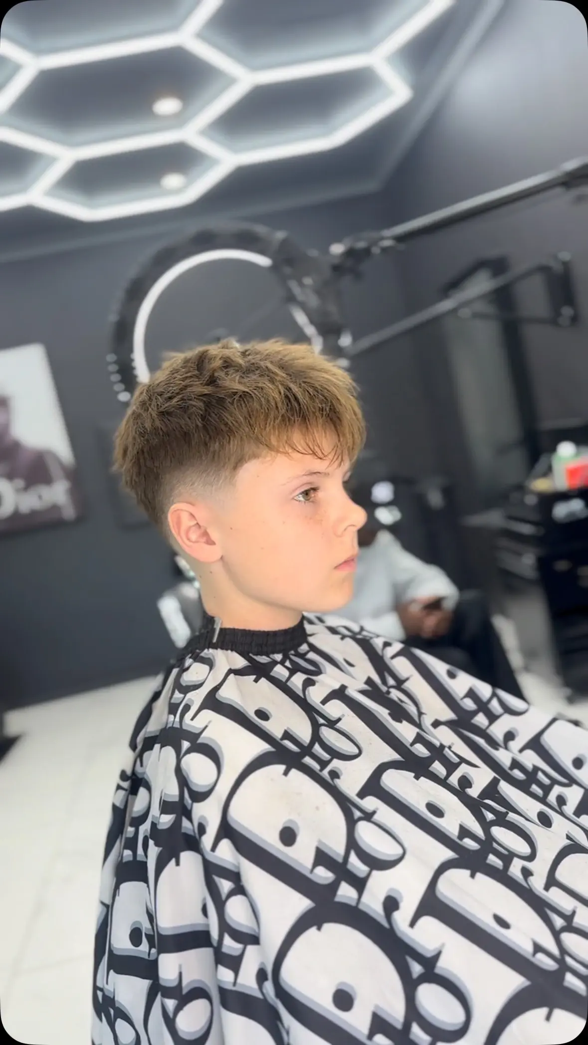 Executive haircut style at Kingston Barber Lounge, Somerton Park