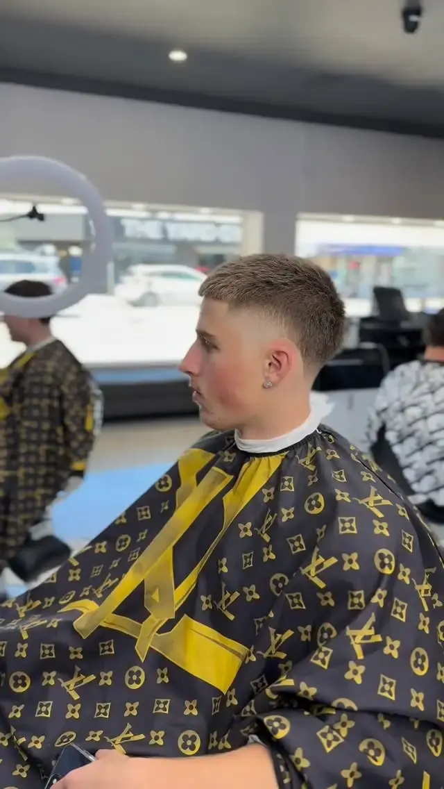 Precision fade haircut by professional barbers in Somerton Park